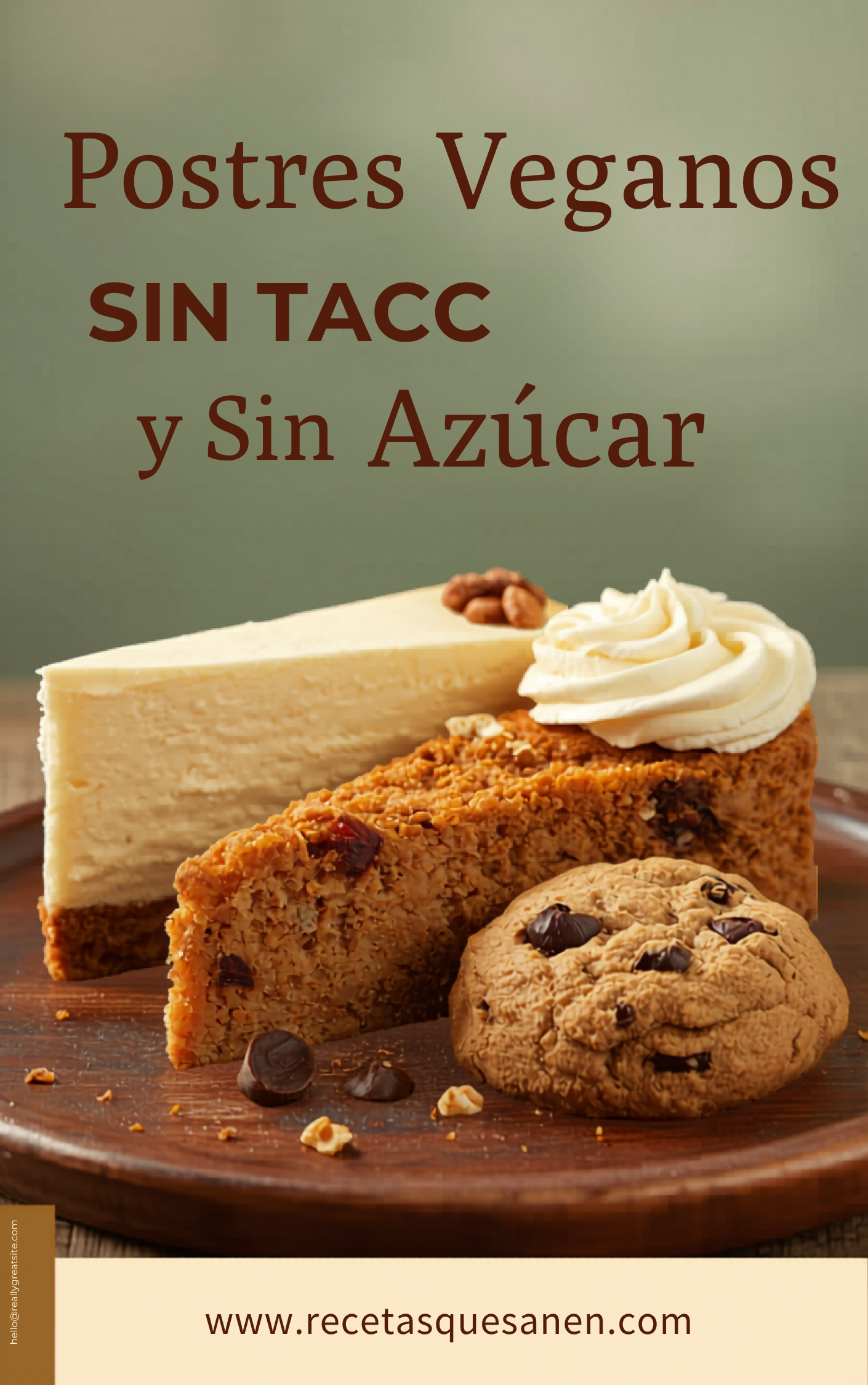 Recetario postres veganos